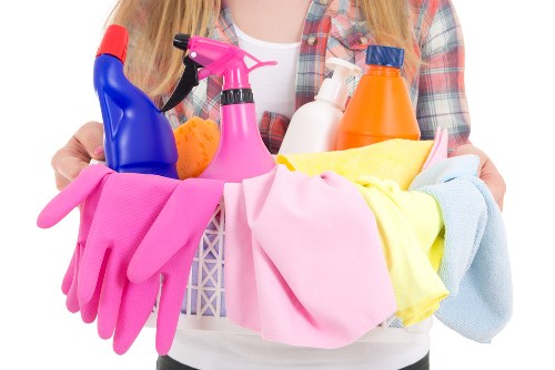 Waste disposal and environmental compliance for cleaning work