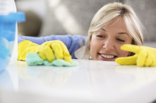 Vauxhall carpet cleaning specialists improving a commercial floor area